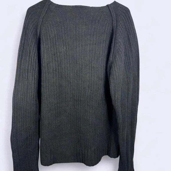 Vintage Diesel 100% Wool Military Patch Sweater XL Rare